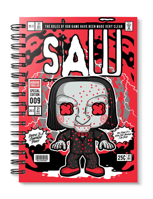 Saw Billy Pop Art Notebook