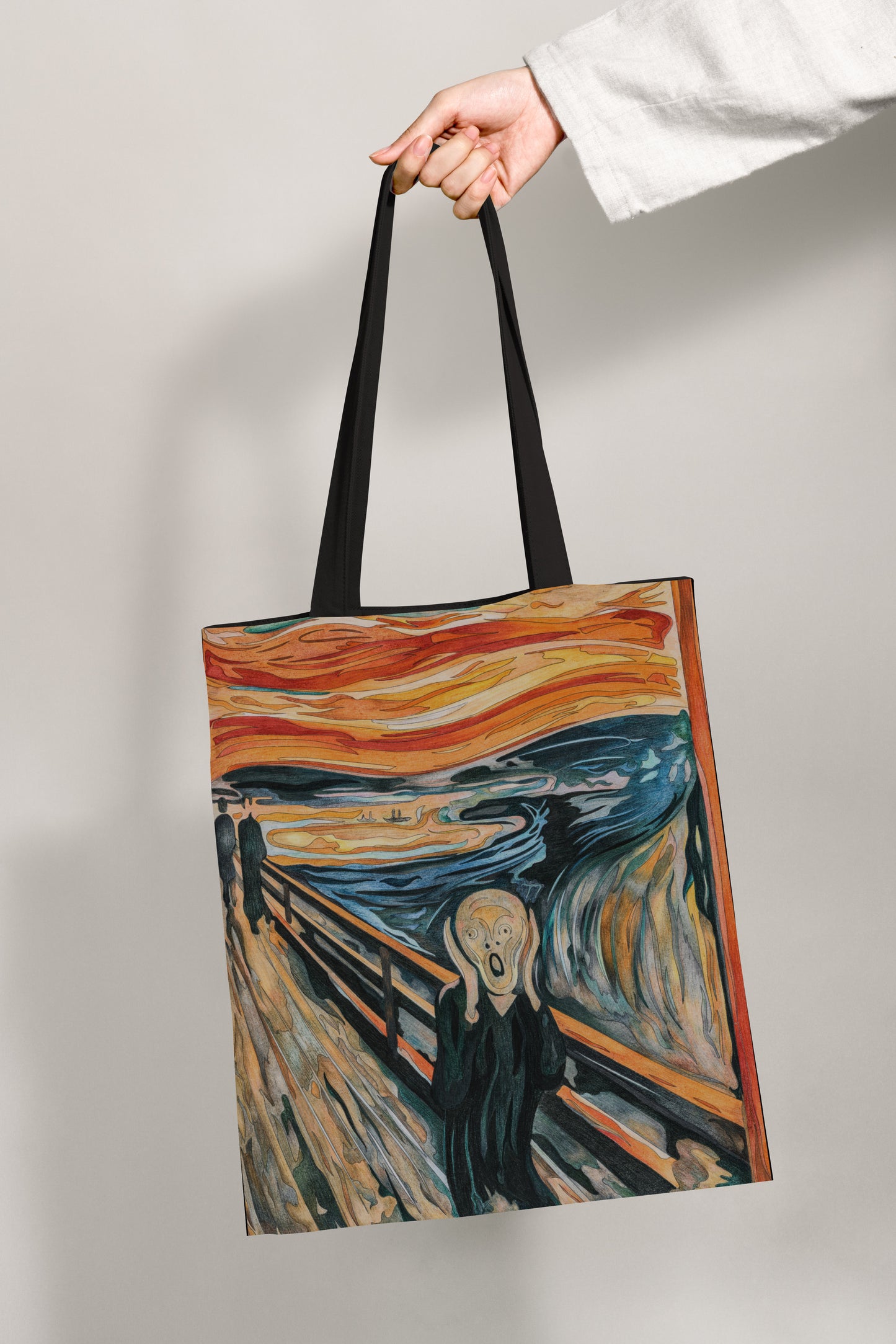 Scream Art All-Over Print Tote Bag