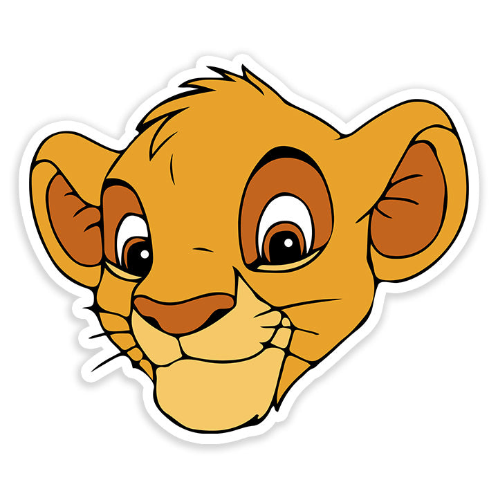 Simba Face Sticker