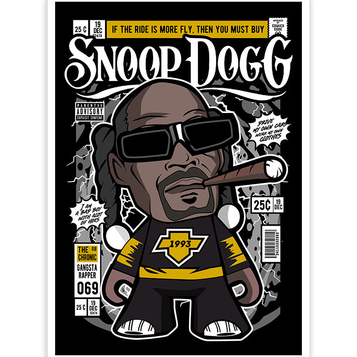 Snoop Dog pop Art Sticker