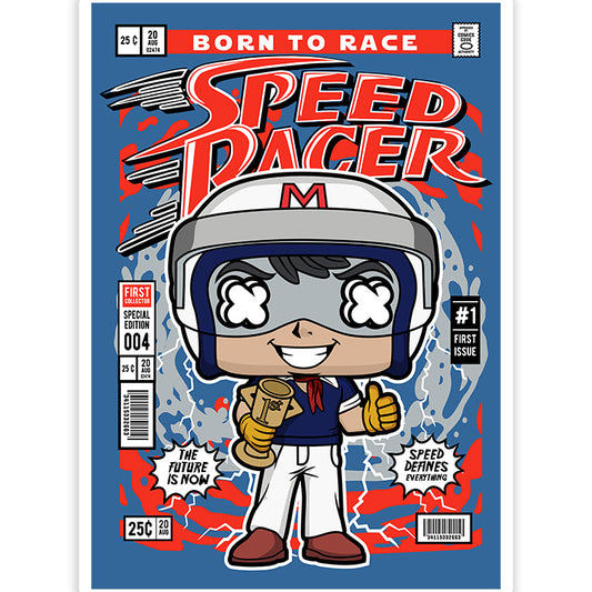 Speed Racer pop Art Sticker