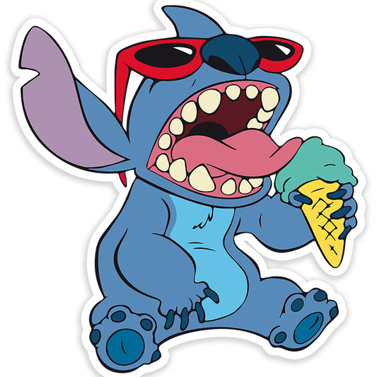 Stitch ice-cream Sticker