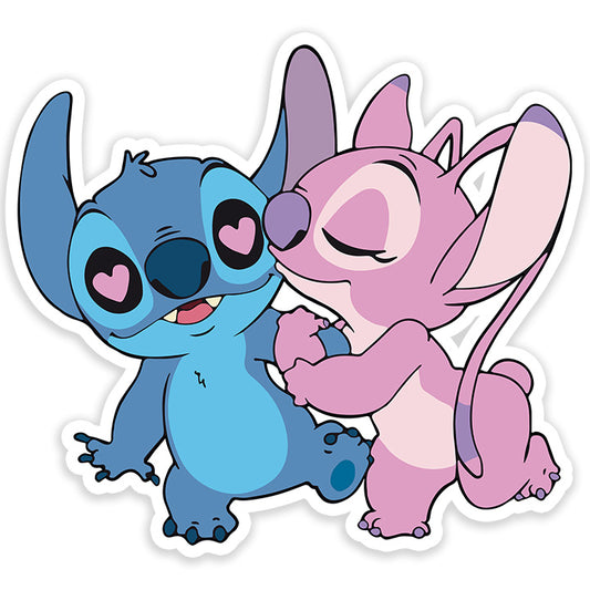 Stitch and Angel Sticker