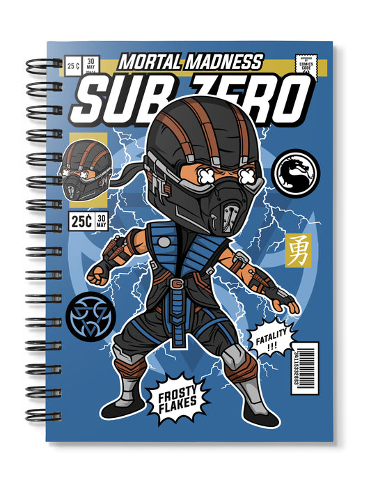 Sub Zero Pop Art Notebook