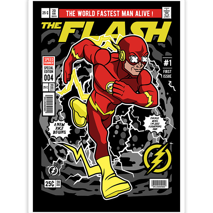 The Flash pop Art Sticker