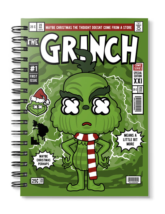 The Grinch Pop Art Notebook