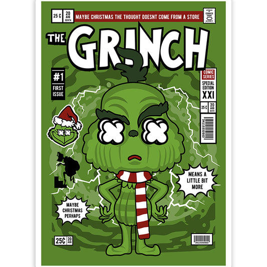 The Grinch pop Art Sticker