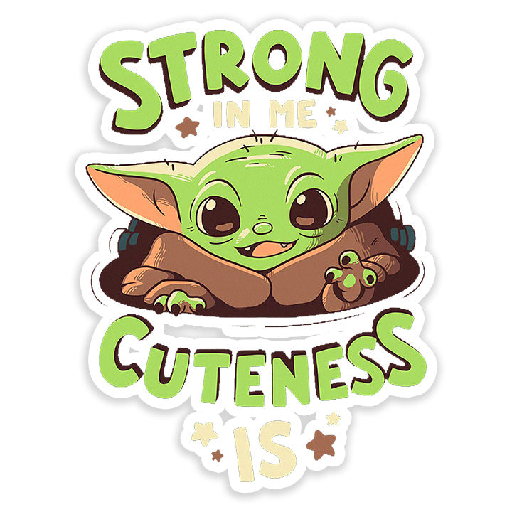 The Mandalorian baby Yoda Sticker