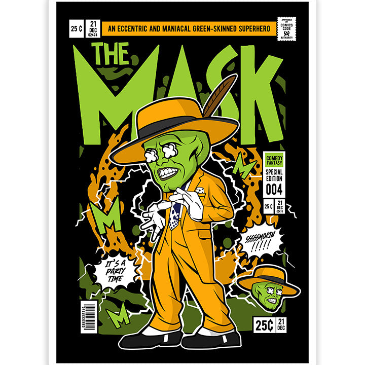 The Mask pop Art Sticker