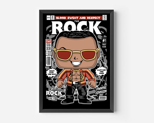 The Rock Dwayne Johnson Poster