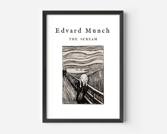 The Scream Edvard Munch (1895) Poster