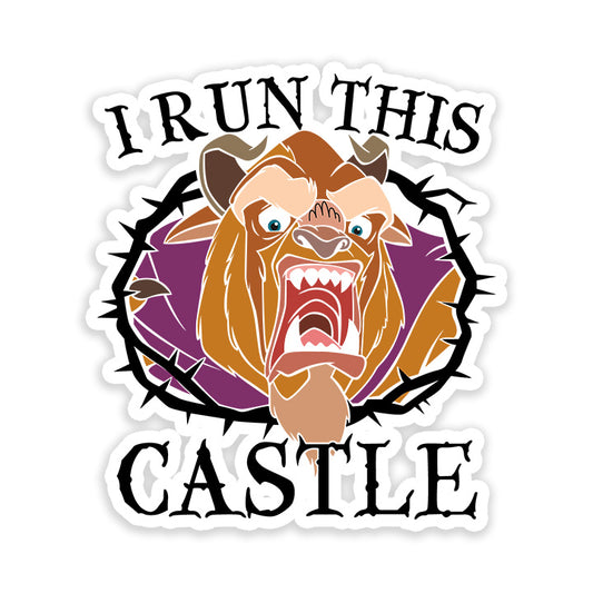 I Run this Castle Sticker