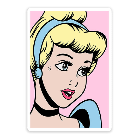 Cinderella Pop Art Sticker