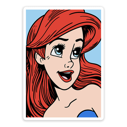 Ariel Pop Art Sticker