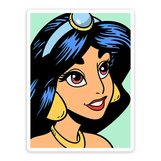 Jasmine Pop Art Sticker