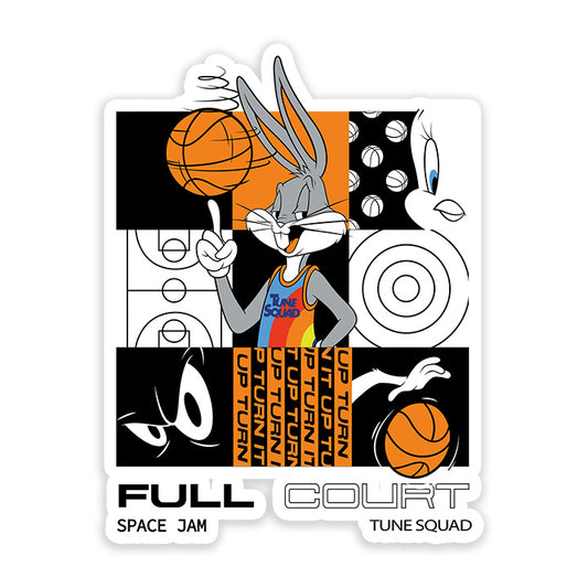 Space Jam Tune Team Full Court Sticker