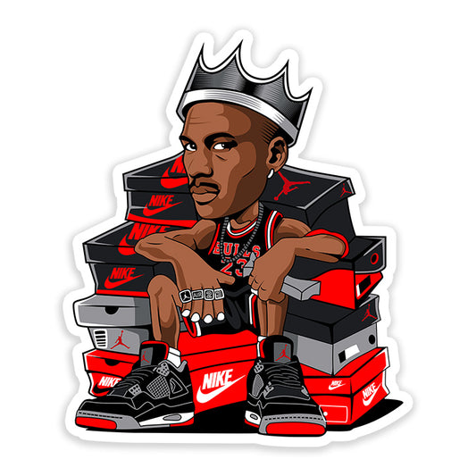 Michael Jordan Nike Sticker