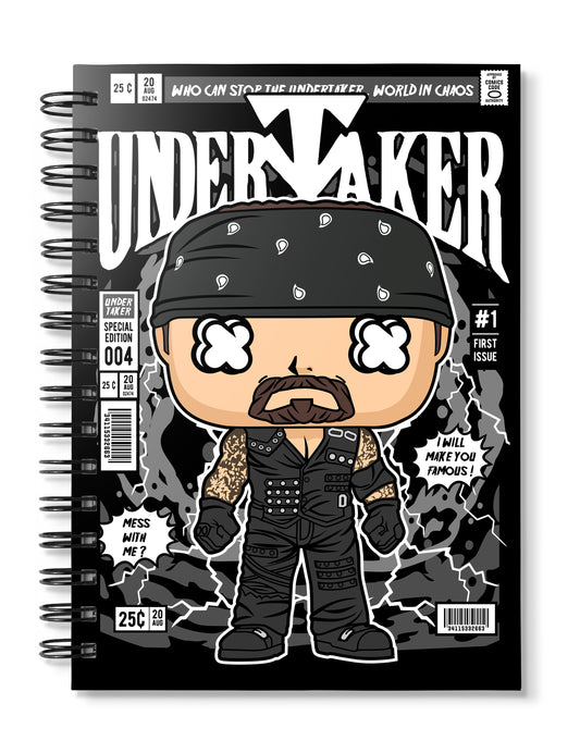 Undertaker Pop Art Notebook