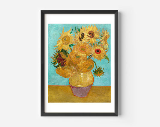 Van Gogh Sunflowers still life Poster