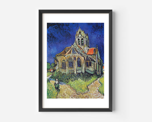 Van Gogh The Church at Auvers Poster