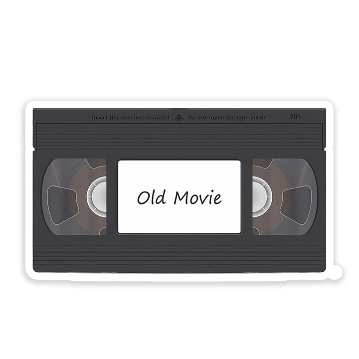 VHS old movie Sticker