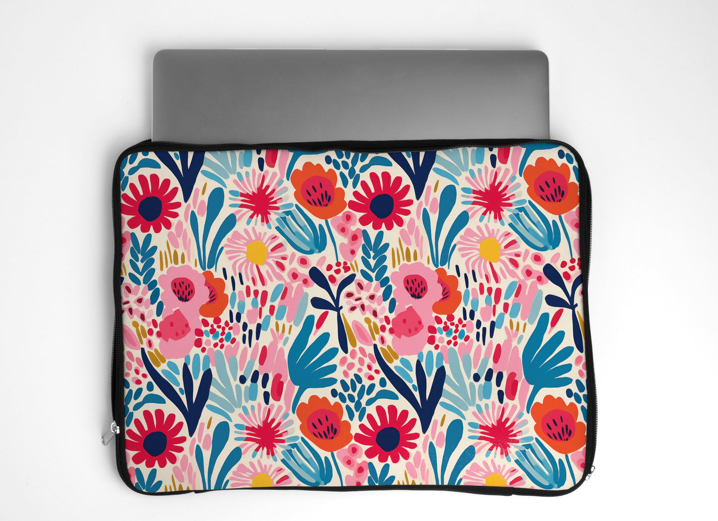 Wildflowers Abstract Laptop Sleeve