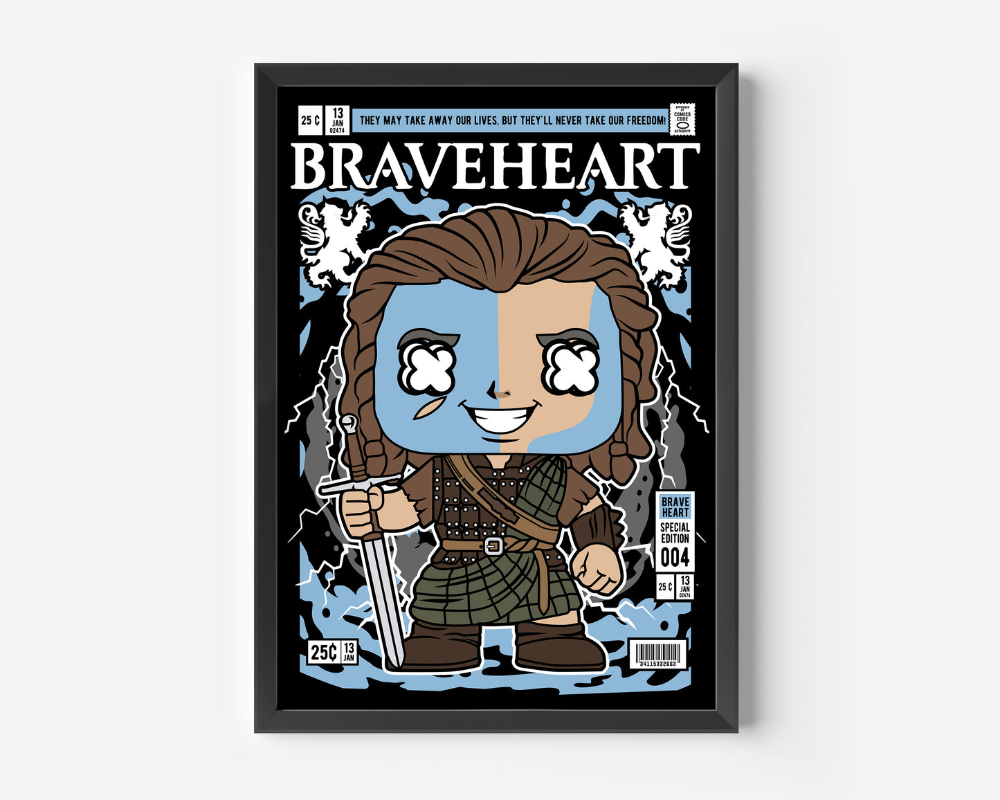 William Walace Brave Heart Poster