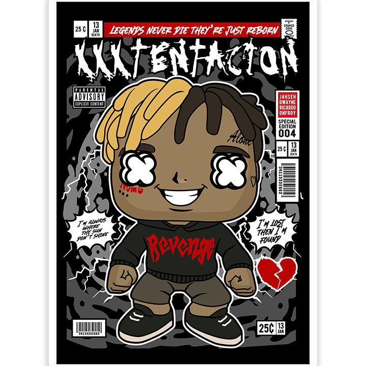 XXXTENTACION pop Art Sticker