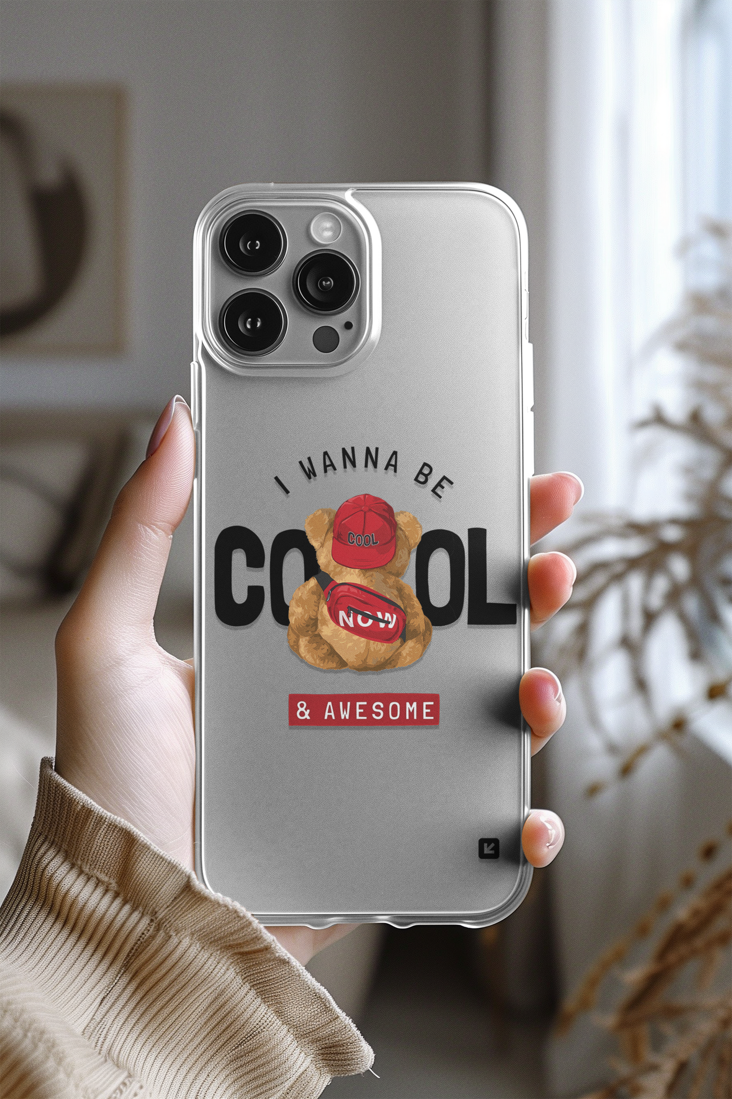 Wanna be cool Bear Phone Case