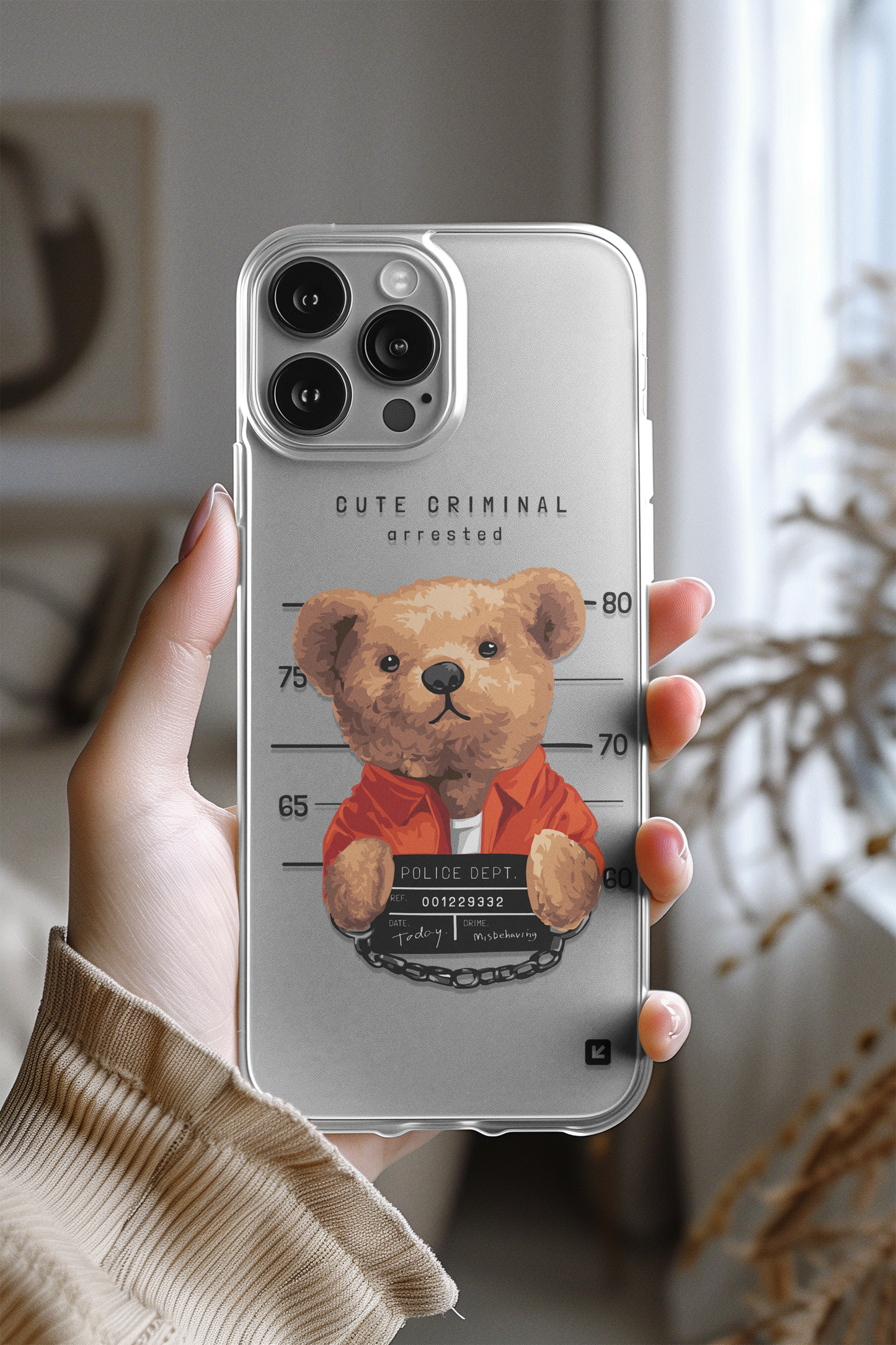 Arrested Bear Phone Case