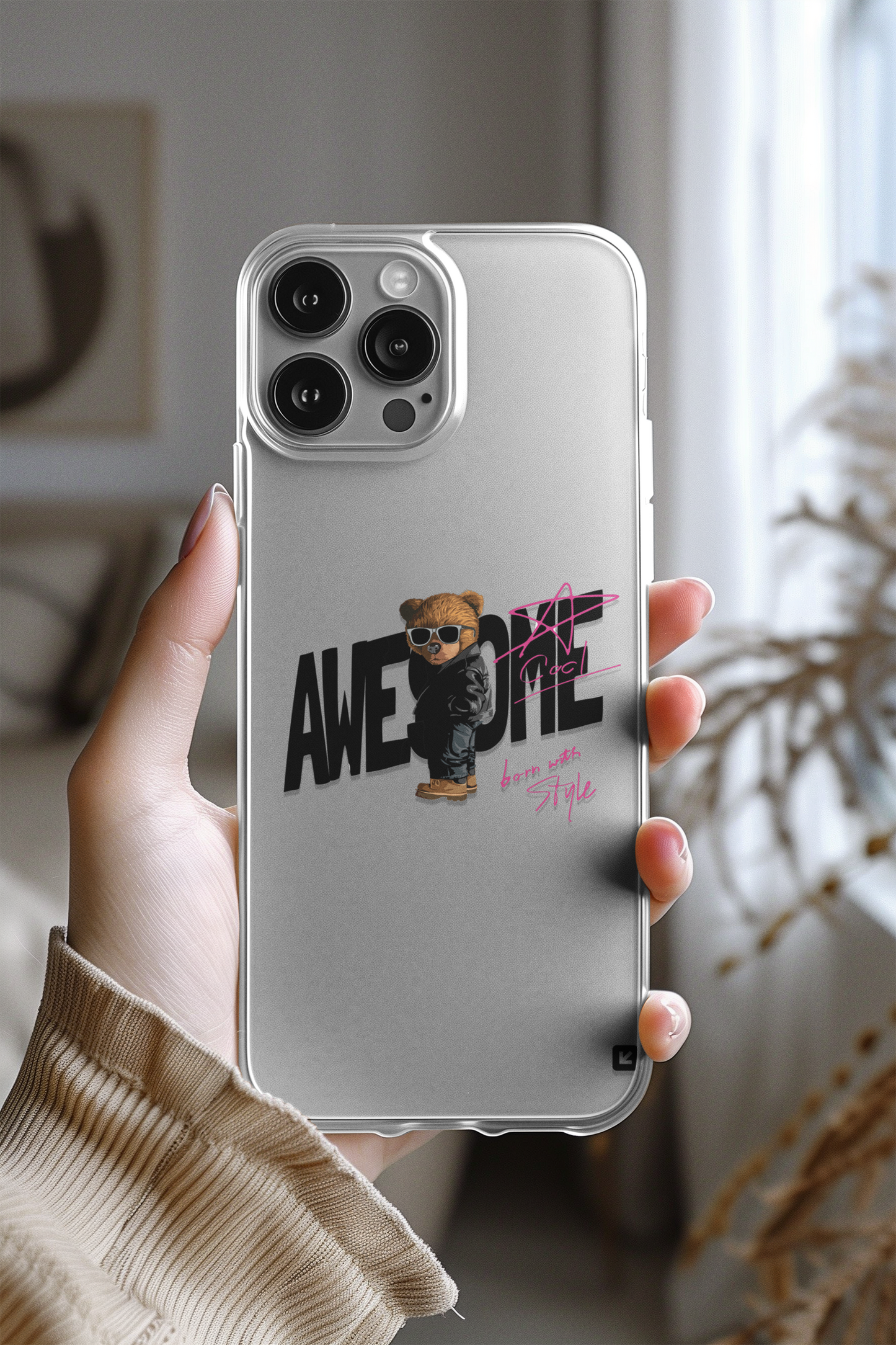 Awesome bear Phone Case