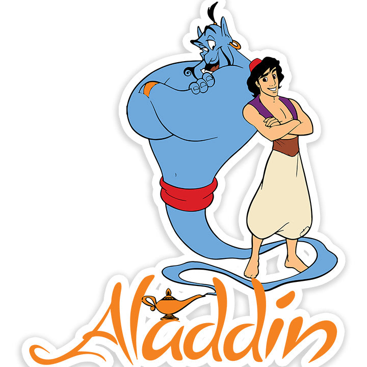 Aladdin & Genie Sticker