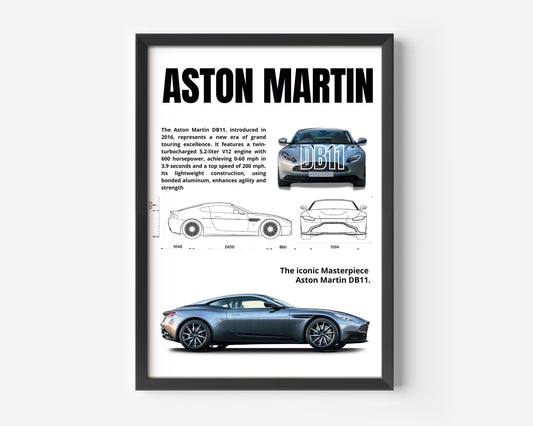 Aston Martin DB11 Poster