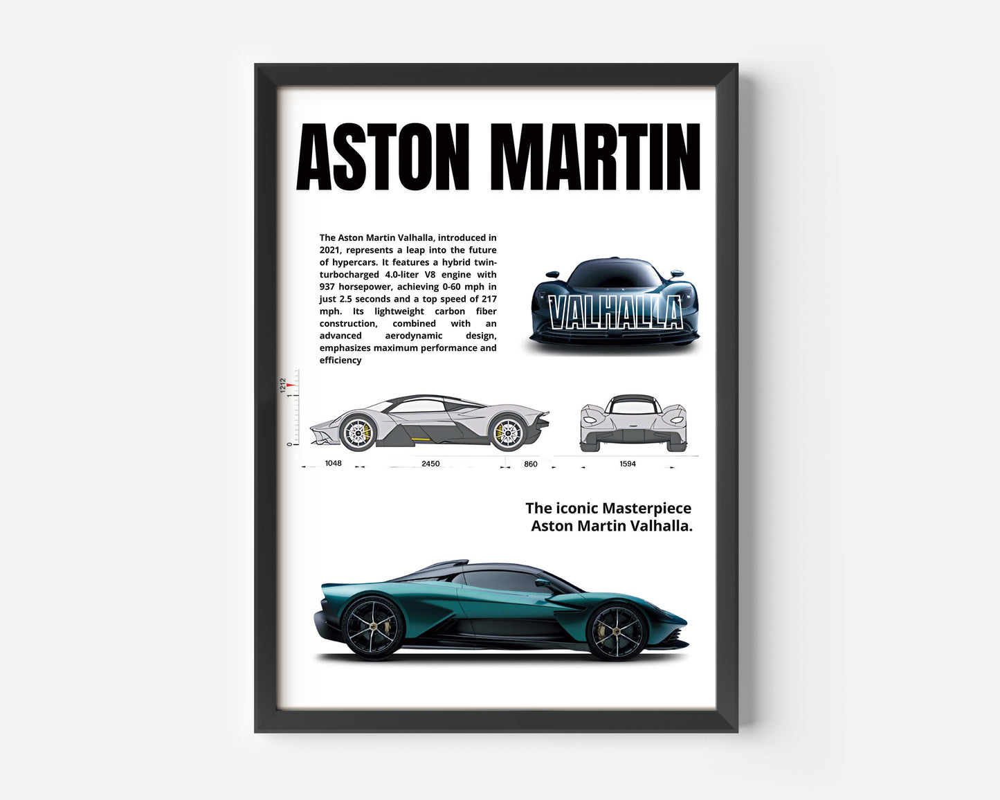 Aston Martin Valhalla Poster