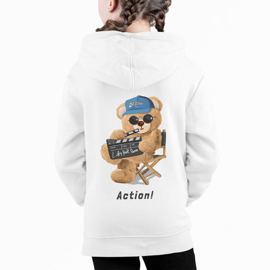 Action Bear Kids Regular Hoodie