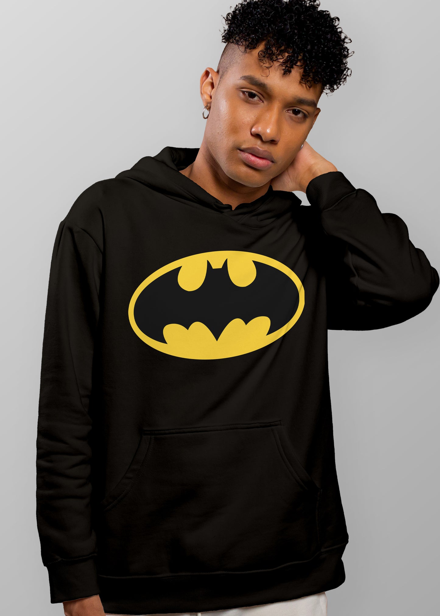 Batman Hoodie Relaxed fit Black