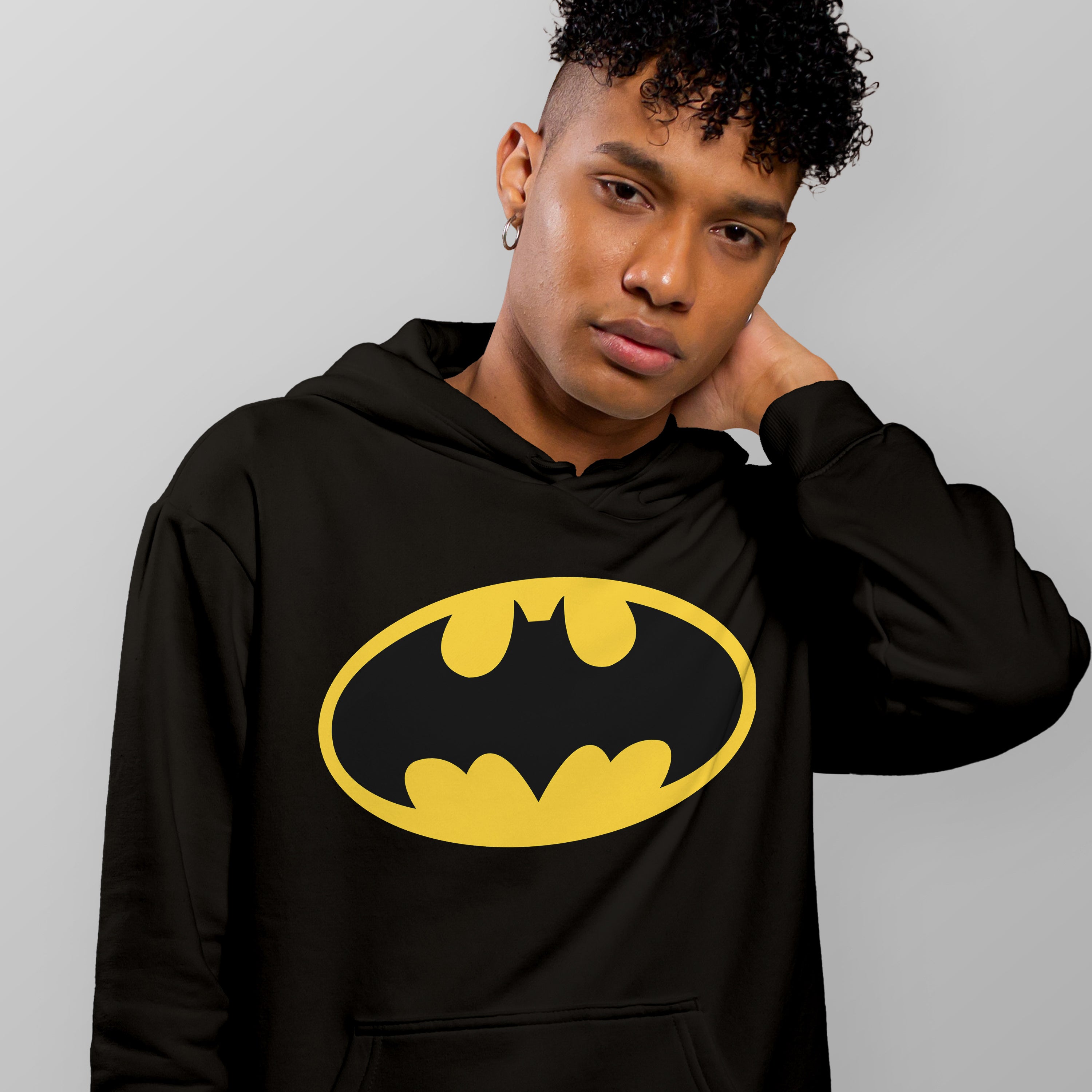 Batman Hoodie Relaxed fit Black – Dank N Drip