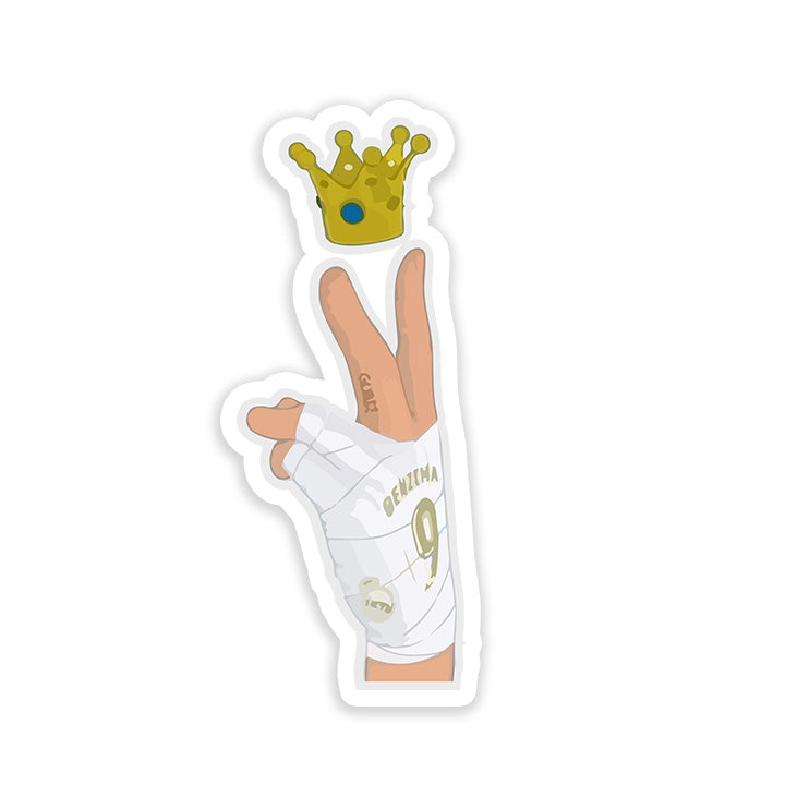 Karim Benzema Hand Sticker