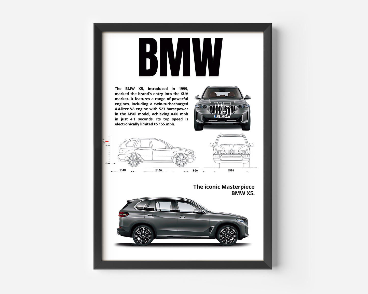 BMW X5 Poster