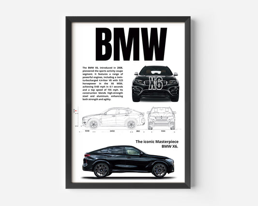 BMW X6 Poster