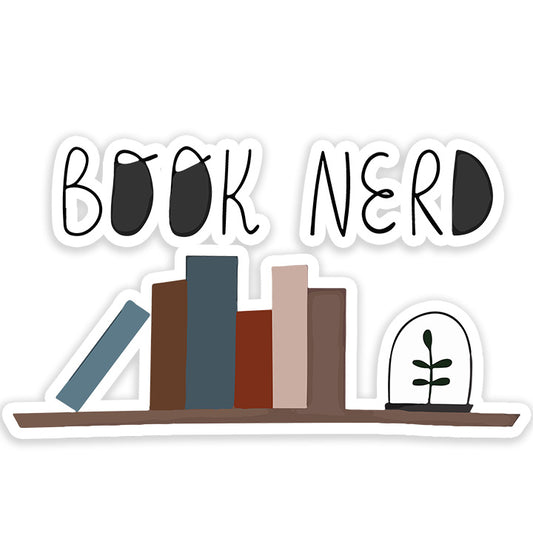 Book Nerd Sticker