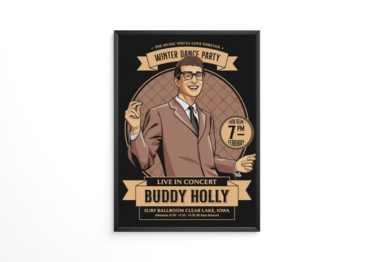 Buddy Holly Poster