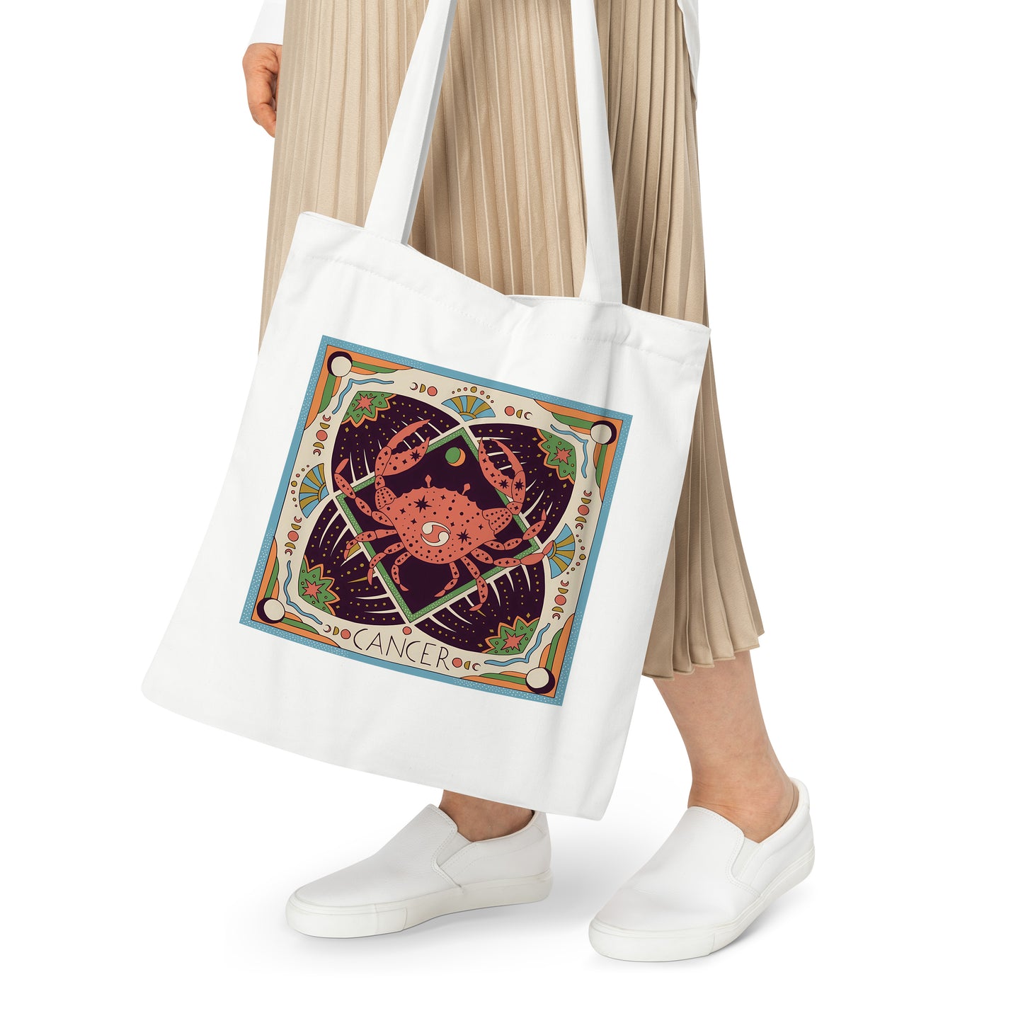 Cancer Horoscope Tote Bag