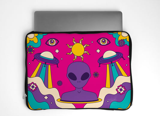 Hand Drawn Retro Laptop Sleeve