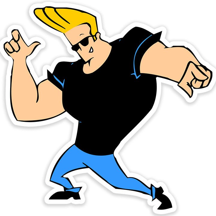 johnny bravo Sticker