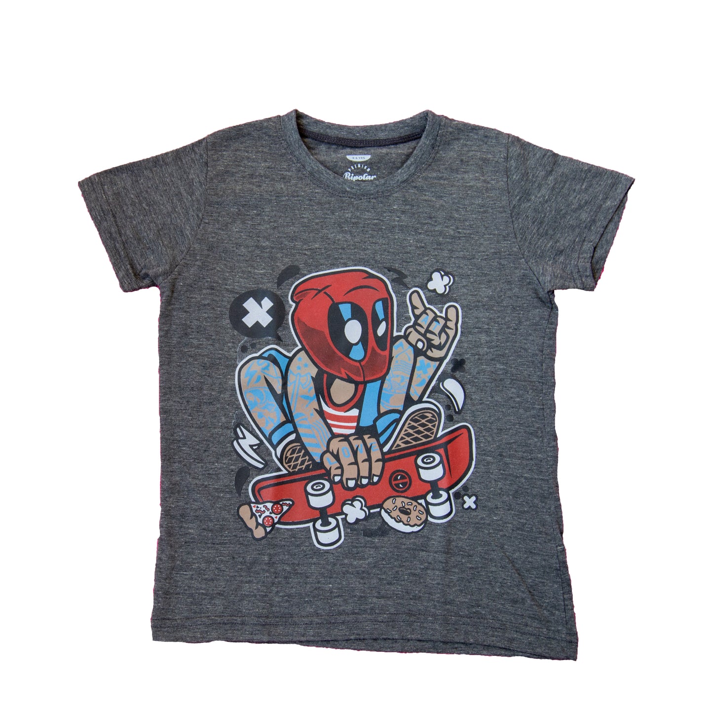 Deadpool Skater Kids T-Shirt