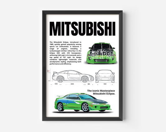 Mitsubishi Eclipse Poster