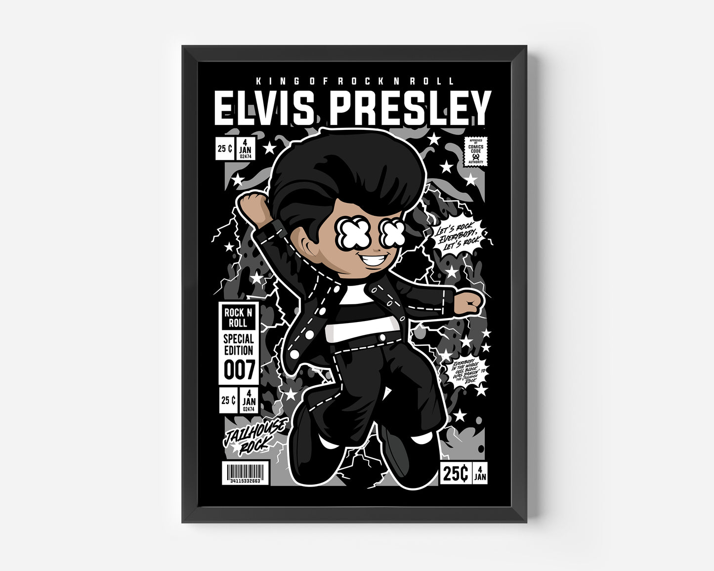 Elvis Pop Poster