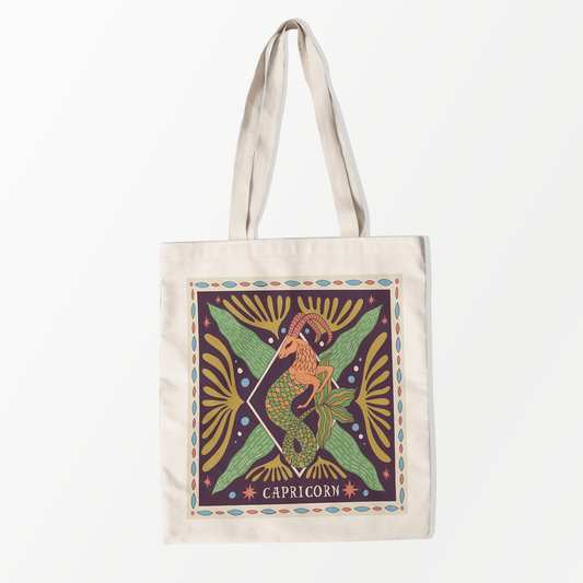 Capricorn Horoscope Tote Bag