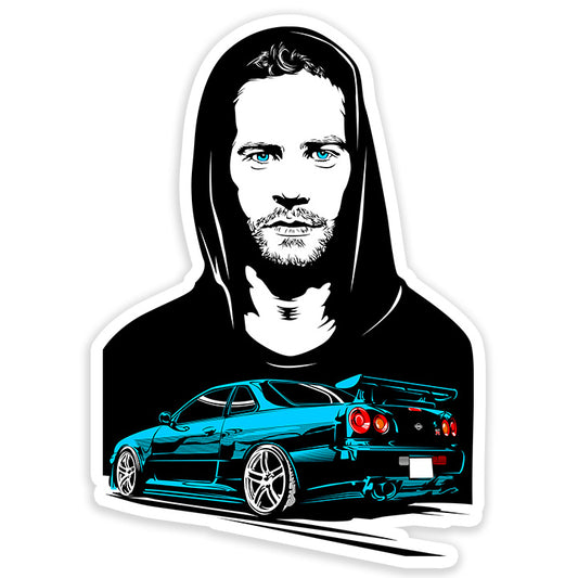 Fast and Furious Brain Sticker